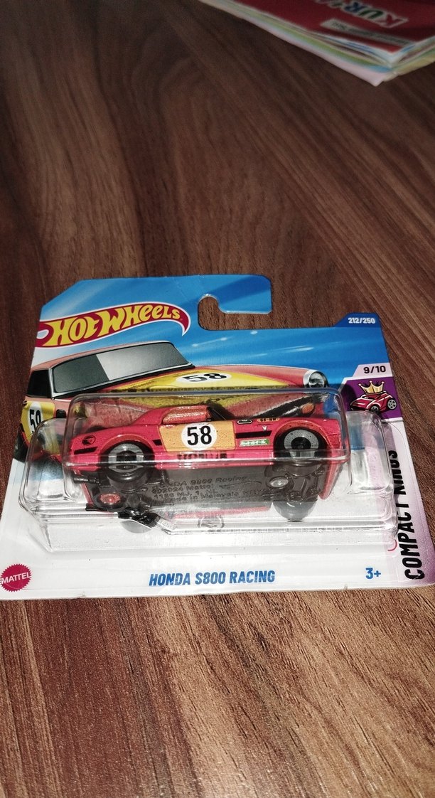 Parlak Kırmızı Honda S800 Yarış Araba Oyuncağı - Görsel 2