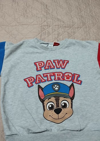 Gri Baskılı Erkek Sweatshirt ve Mavi Eşofman Altı - Görsel 3