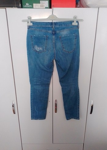 Diğer Mavi Rahat Kesim Kadın Denim Jean