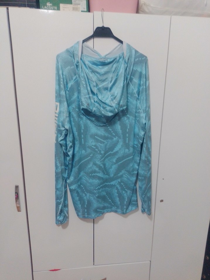 Mavi Kapüşonlu Uzun Kollu Sweatshirt - Görsel 2