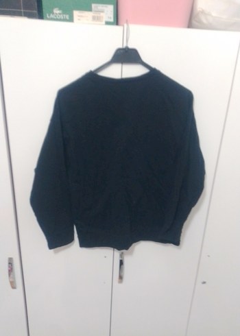 Siyah Payet Detaylı Kadın Sweatshirt - Görsel 2