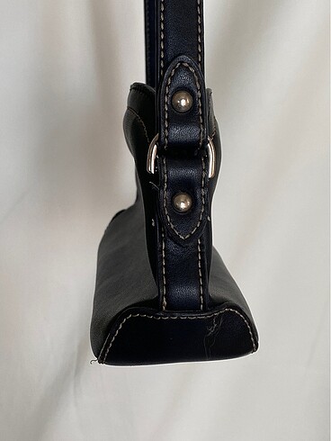 Beden nine west siyah deri baget çanta