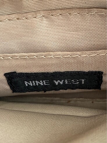 Beden siyah Renk nine west siyah deri baget çanta