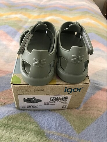 25 Beden haki Renk İgor çocuk sandalet