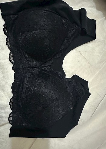 Gri Dantel Detaylı Bohem Sütyen - Görsel 4