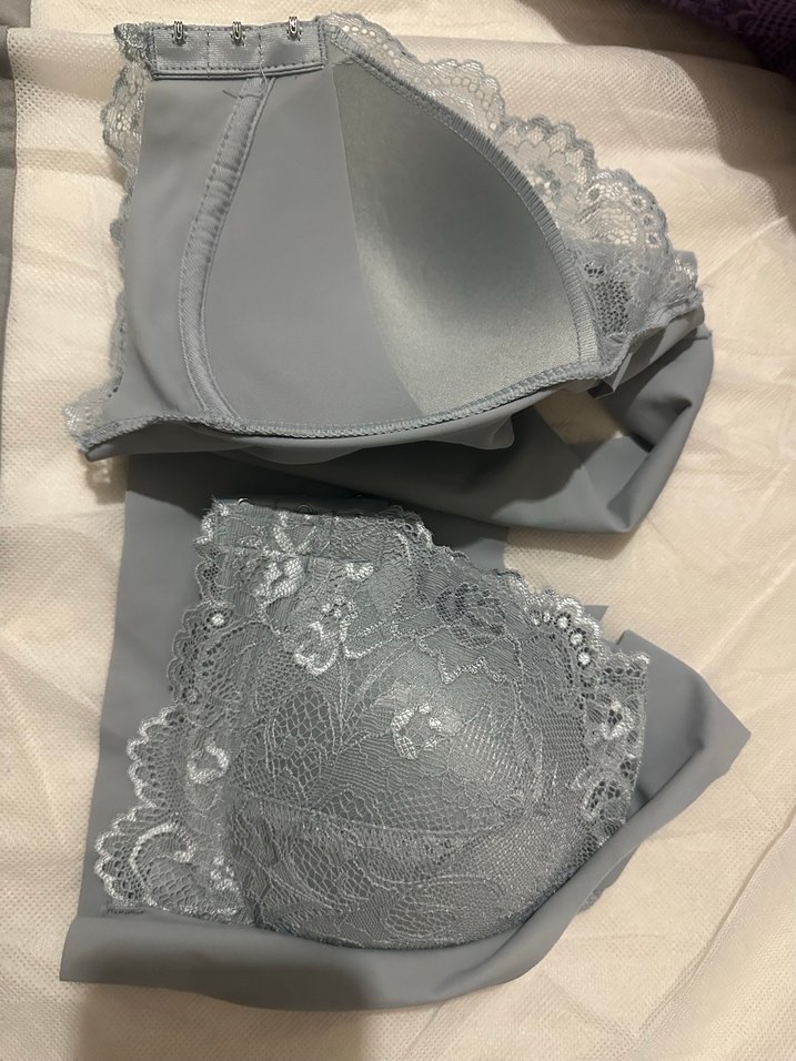 Gri Dantel Detaylı Bohem Sütyen - Görsel 3