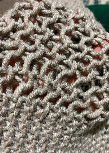 Kadın Gri Örgü Bere - Görsel 3