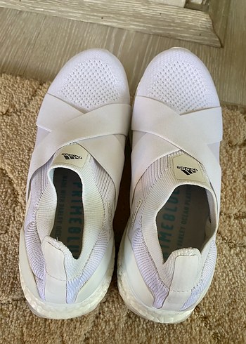 Adidas Beyaz Kadın Spor Ayakkabı Velcro Bantlı - Görsel 2