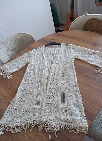 İşlemeli kimono