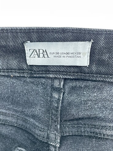 38 Beden siyah Renk Zara Jean / Kot %70 İndirimli.