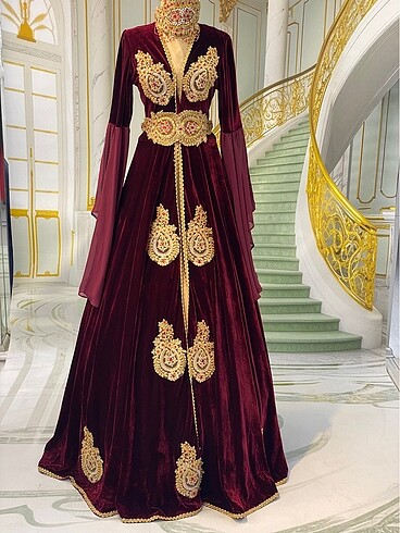 Bordo kaftan (tarlatansız fiyatıdır)