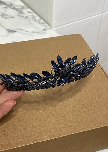 Lacivert gelin tacı - Görsel 2