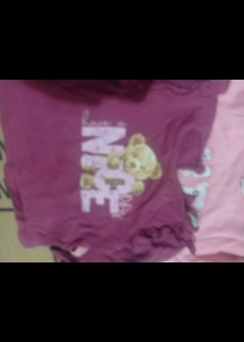 Pembe Uzun Kollu Bebek Kız Kıyafet Seti - Görsel 4