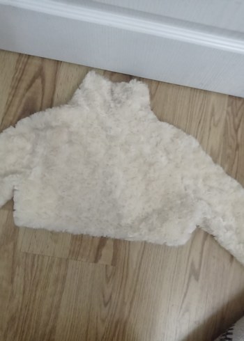 Kız Çocuk Beyaz Kürklü Bolero - Görsel 7