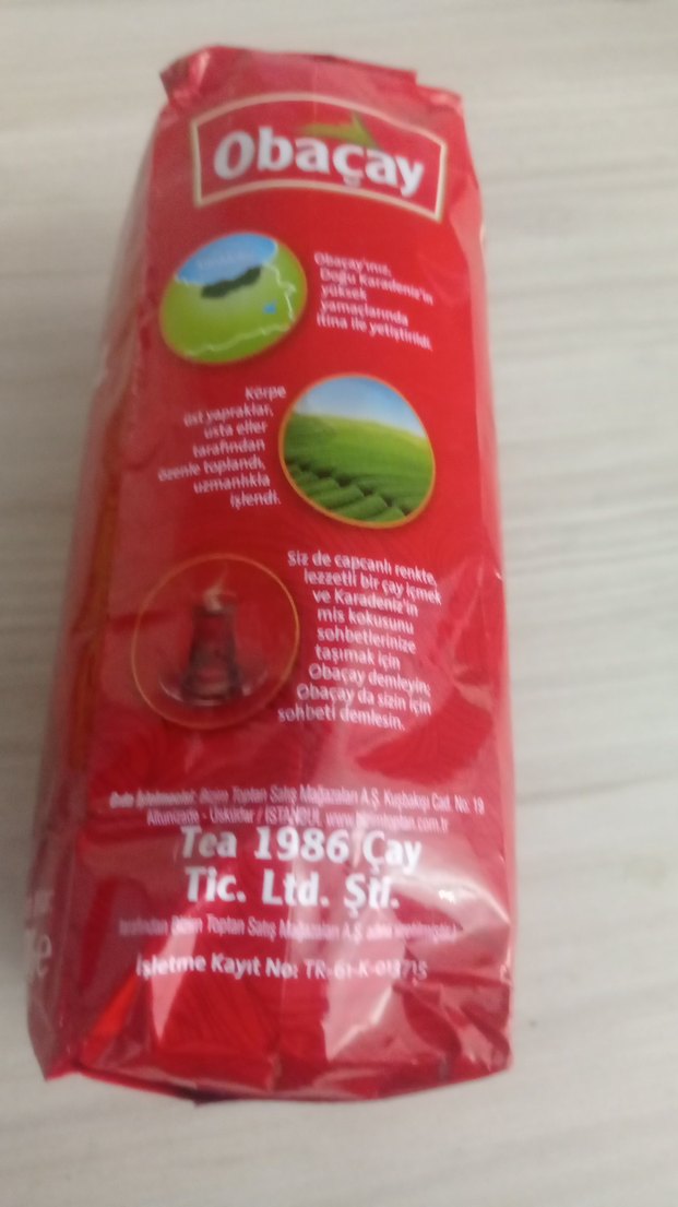 Obaçay Karadeniz Siyah Çayı 500g - Görsel 3