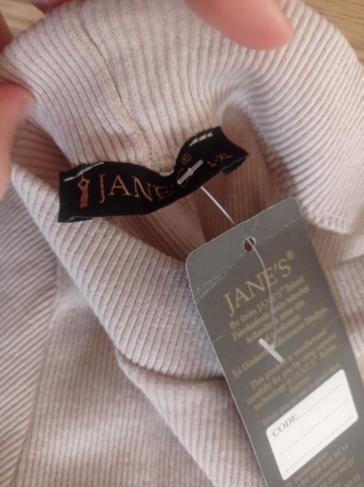 Bej Uzun Tek Kollu Salaş Kadın Elbise - Görsel 2