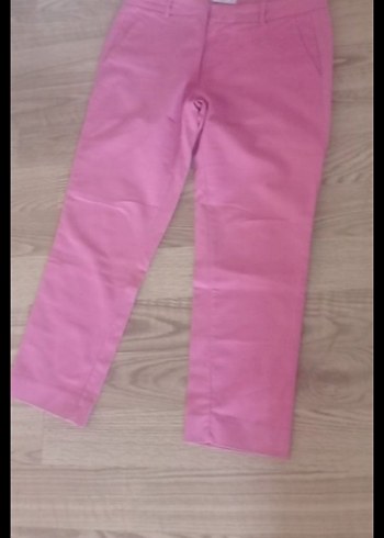 Mango Pembe Midi Kadın Kumaş Pantolon - Görsel 3