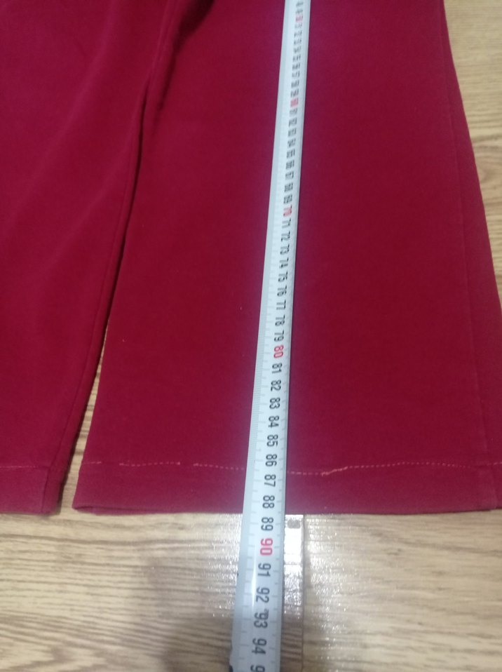 Bordo Salaş Kadın Eşofman Altı - Görsel 5