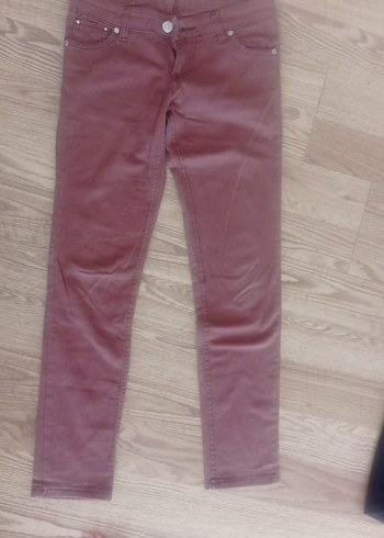 Kahverengi Taba Kadın Süet Pantolon - Görsel 3