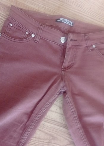 Kahverengi Taba Kadın Süet Pantolon - Görsel 7