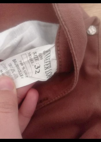 Kahverengi Taba Kadın Süet Pantolon - Görsel 10