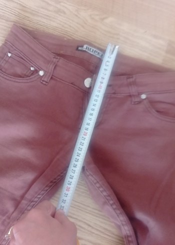 Kahverengi Taba Kadın Süet Pantolon - Görsel 9