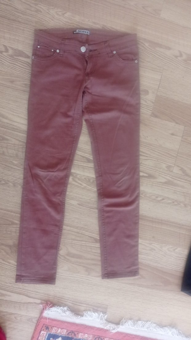 Kahverengi Taba Kadın Süet Pantolon - Görsel 3