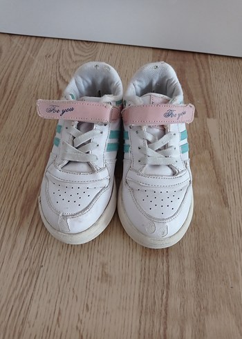 Pembe Baskılı Bağcıklı Kız Çocuk Spor Ayakkabı - Görsel 4