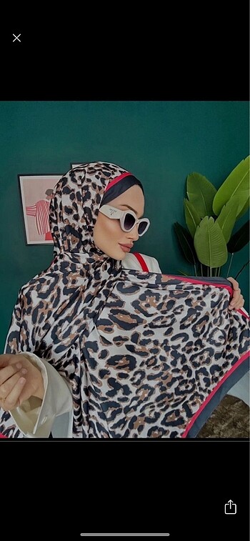 Leoparlı şal