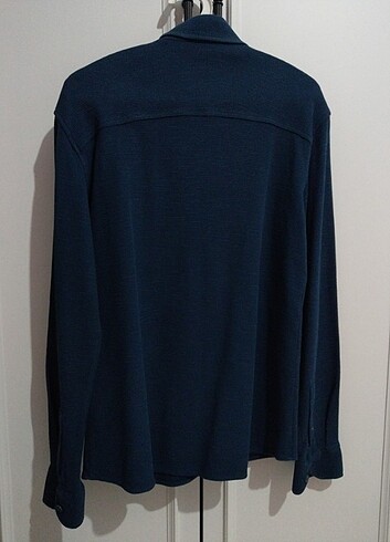 Mavi erkek gömlek - Görsel 3