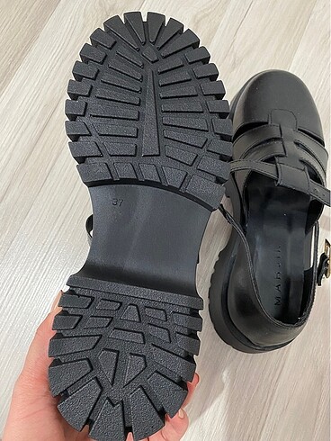 37 Beden Siyah loafer ayakkabı
