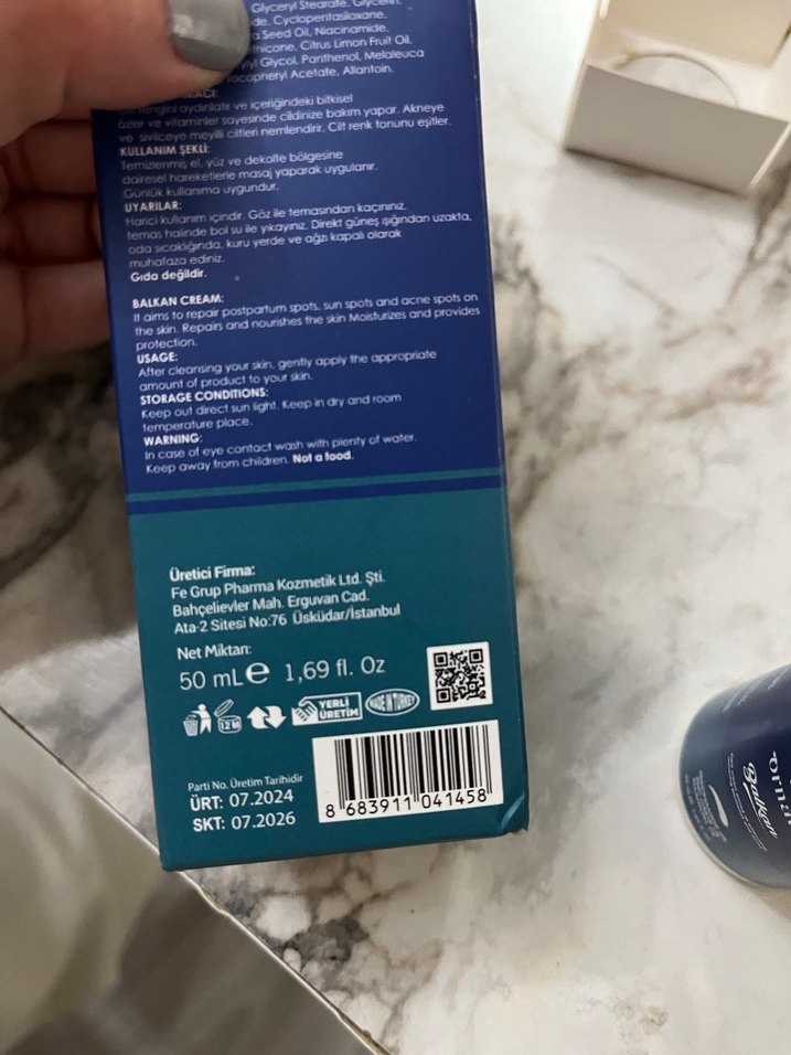 Sivilce karşıtı beyazlatıcı Balkan Bakım Kremi - Görsel 2