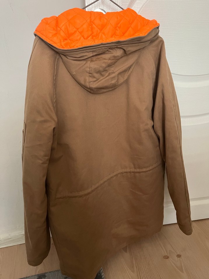 Kahverengi Kürklü Rahat Kesim Erkek montu - Görsel 4