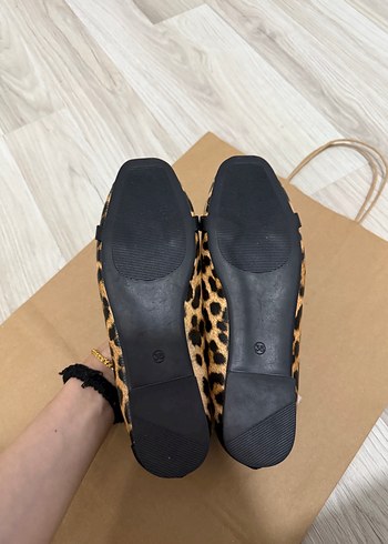 Zara Leopar Desenli Tokalı Kadın Babet