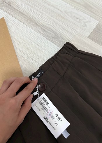 s Beden kahverengi Renk Kadın jogger pantolon