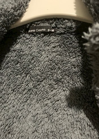 Gri Peluş Kadın Ceket - Görsel 2