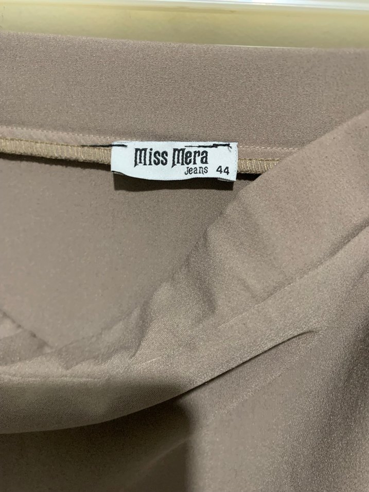 Kadın Gri Uzun Basic Etek - Görsel 2