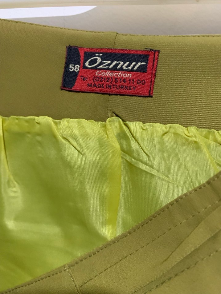 Haki Renk Kadın Uzun Salaş Etek(58) beden - Görsel 2