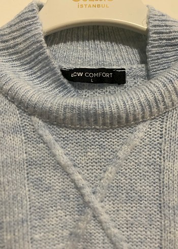 Gri Örgü Kadın Triko Yarım Balıkçı Kazak - Görsel 2