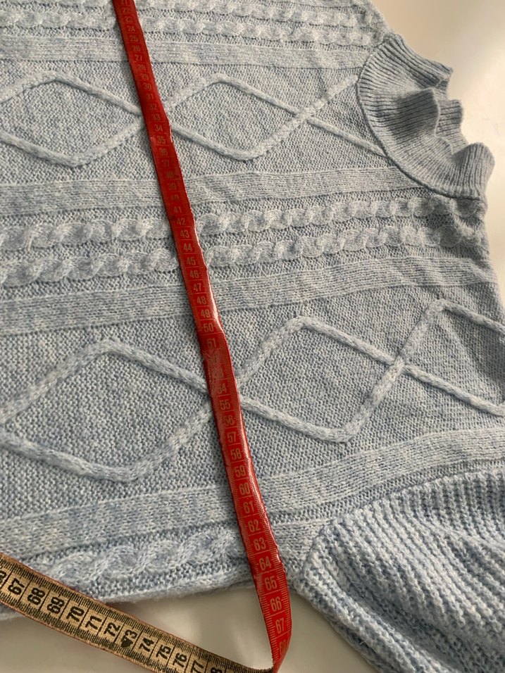 Gri Örgü Kadın Triko Yarım Balıkçı Kazak - Görsel 4