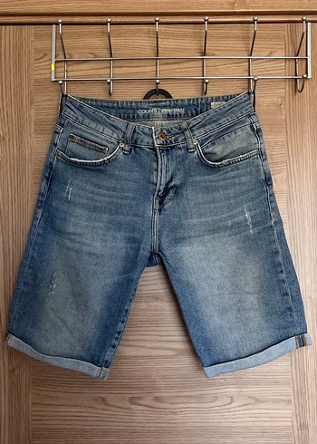 Mavi Loose Fit Denim Şort
