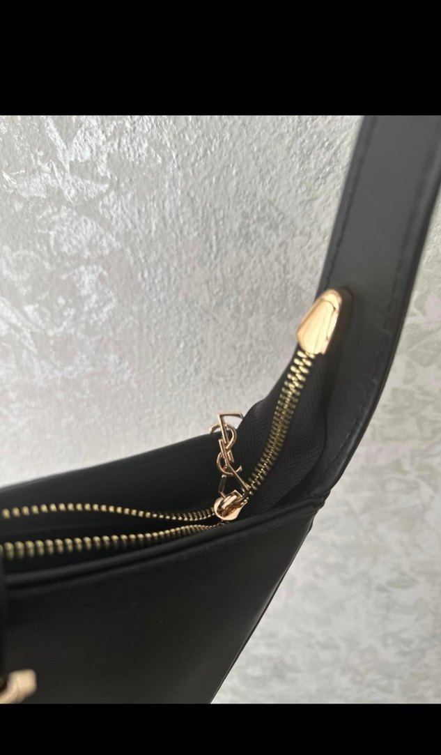 Saint Laurent Siyah Deri El Çantası — görsel 4/6