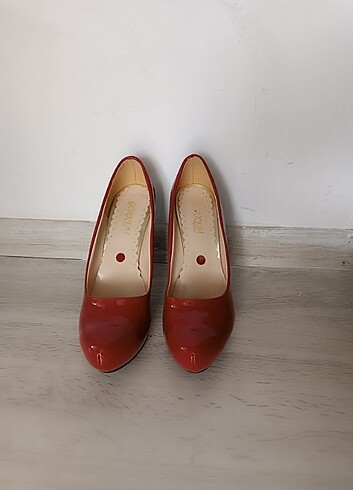 40 Beden bordo Renk Platform topuk