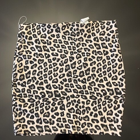 leopar desenli etek