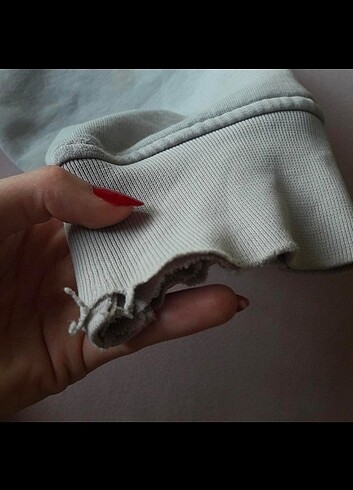 l Beden gri Renk Kapsonlu sweatshirt 