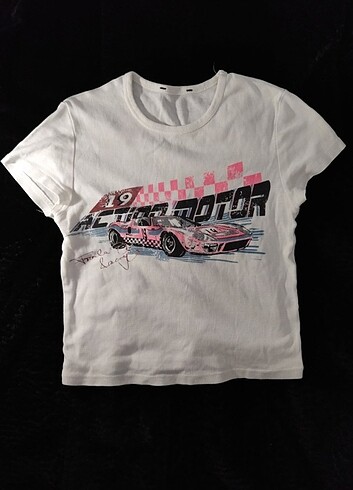 Bershka fitilli tshirt 