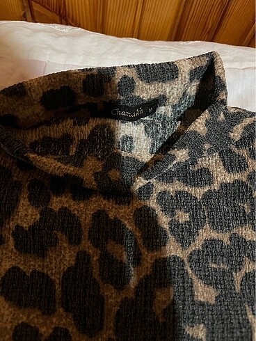 m Beden siyah Renk Leopar kısa elbise #elbise