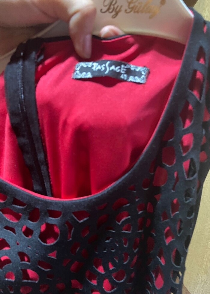 Şık orta boy elbise - Görsel 4