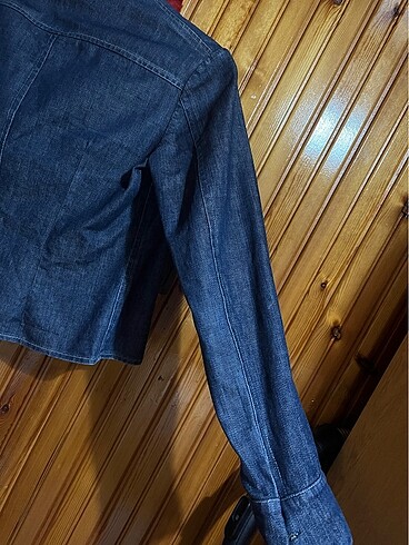 Mavi kot ceket - Görsel 5