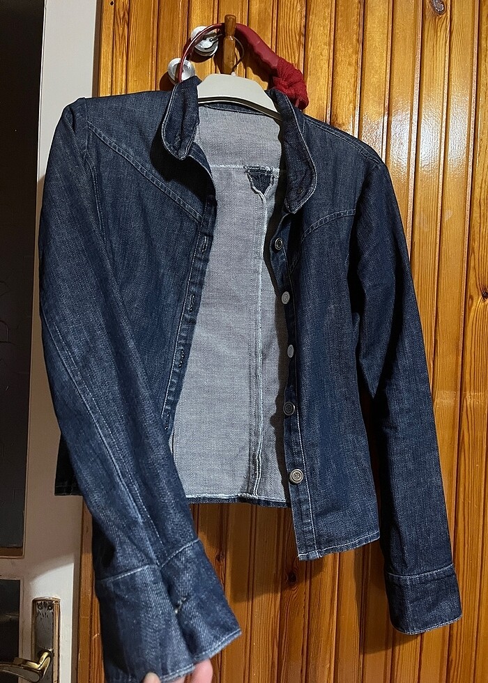 Mavi kot ceket - Görsel 2